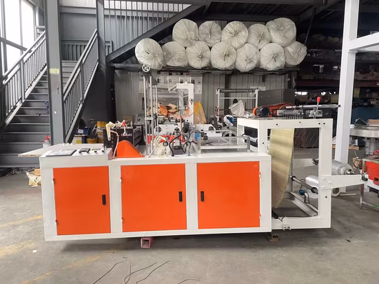 Yunbang HDPE LDPE PE Nylon Chicken Biodegradable Cloth Patch Carry Poly Nylon Polythene Garbage T-Shirt Shopping Plastic Bag Making Machine Price