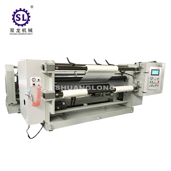 Customized Film Cutting Roll Slitter Rewinder PVC Label High Speed Slitting Machine