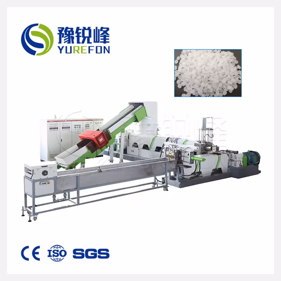 폐플라스틱 페트병 플레이크/드럼/팔레트/PP/HDPE/LDPE/고무/덩어리/PVC 파이프/PE 필름/점보 우븐백/쓰레기 분쇄 분쇄기 재활용 공장 세탁기
