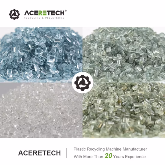 Aceretech 우수한 제조업체 플라스틱 재활용 유럽 디자인의 작은 알모양으로 하기 제림기 기계